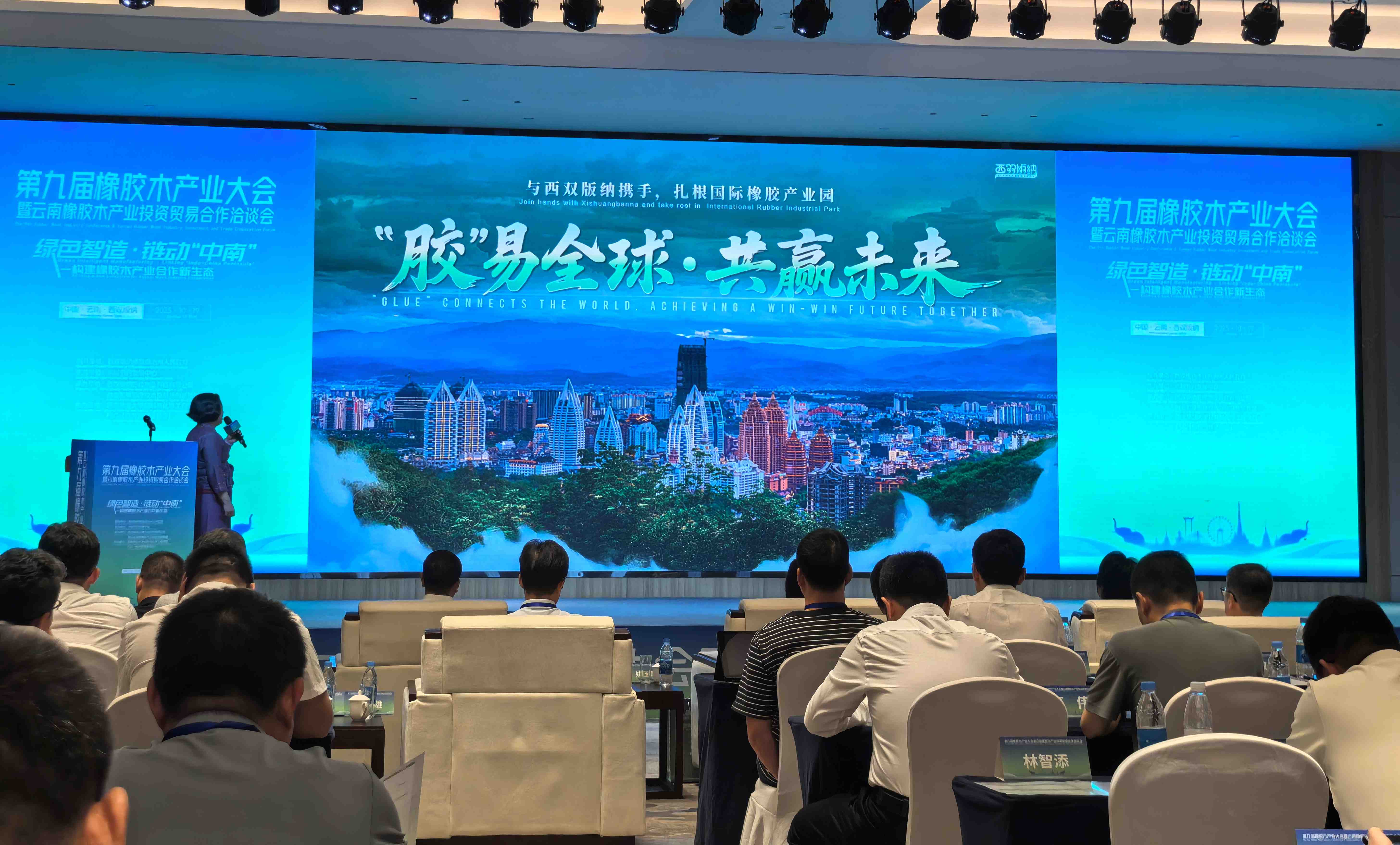 杜仲综合利用技术国家地方联合工程实验室受邀出席西双版纳第九届橡胶木产业大会